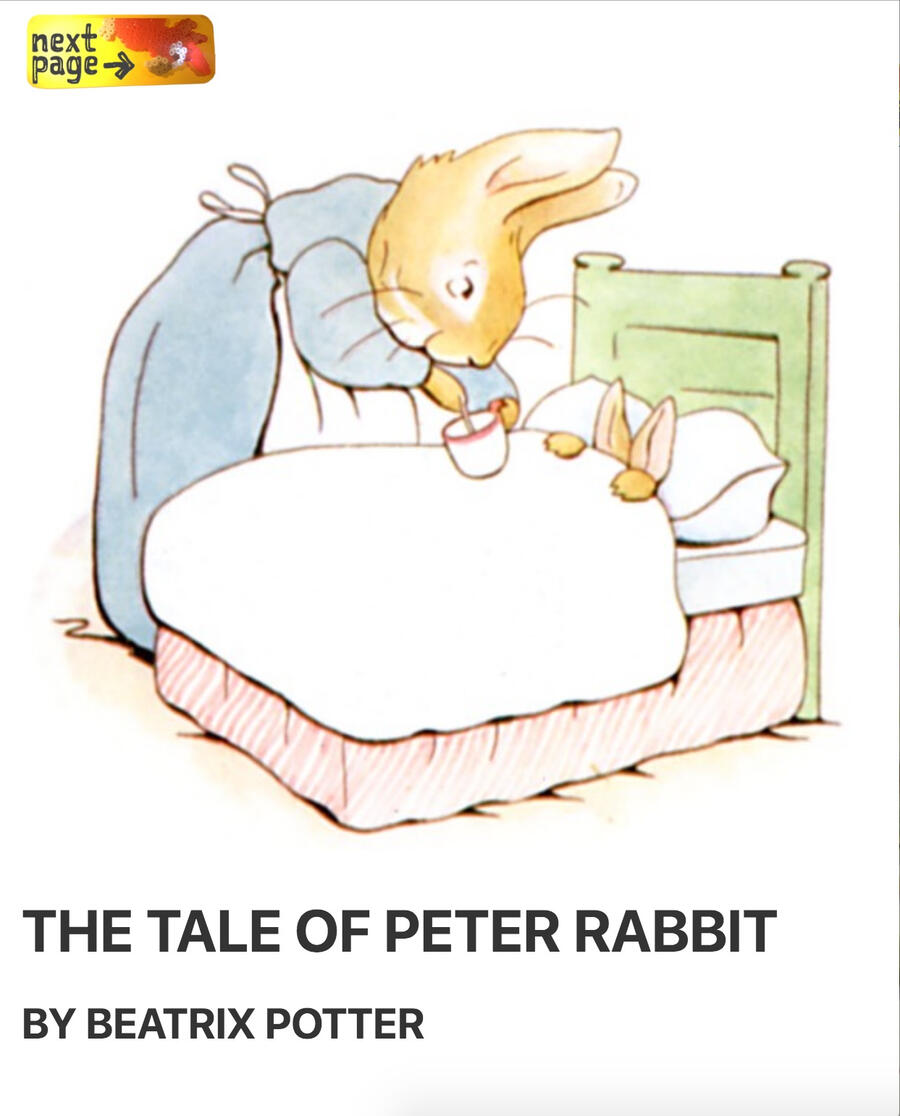 THE TALE OF PETER RABBIT BY BEATRIX POTTER